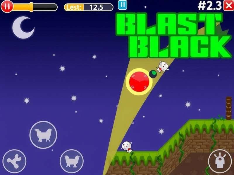 Demonstration of block blasting mechanics Snake Blast Block Gameplay