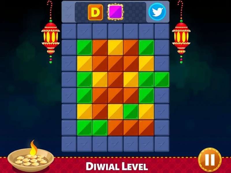Diwali festival special level in Snake Blast Block Diwali Special Level